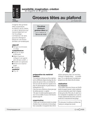 Grosses têtes au plafond