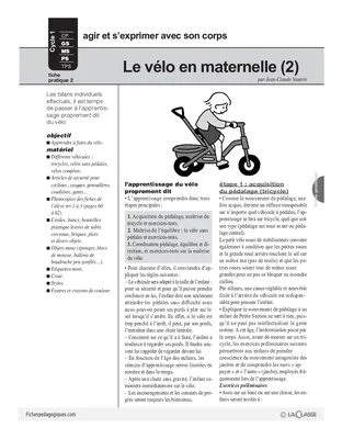 Le vélo en maternelle (2)