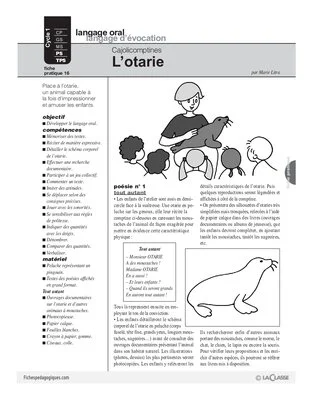 Cajolicomptines (16) / L'otarie