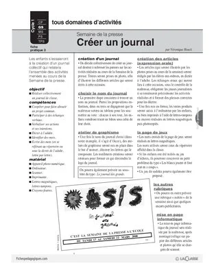 Presse (3) / Créer un journal