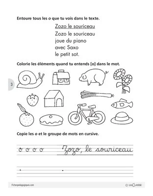 Jeux de lecture (7) / Activités autour de comptines