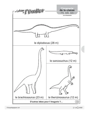 Imagerie: les dinosaures