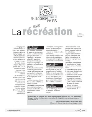 Léa à l'école / La récréation