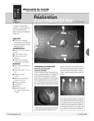 Léa découvre la Lune (4) / Un dispositif fixe