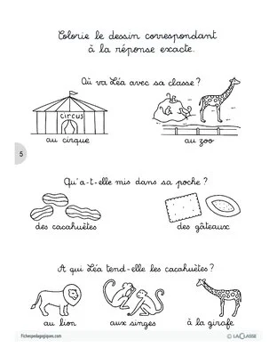 Léa à l'école / Le zoo
