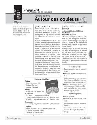 Colliers de mots (7) / Autour des couleurs (1)