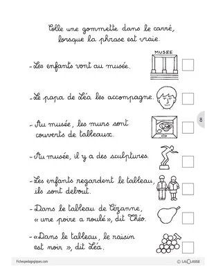 Léa à l'école / Au musée