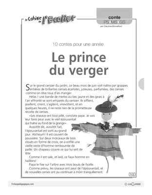 Le prince du verger (conte)