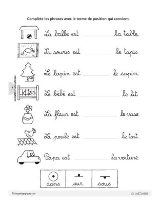 Jeux de lecture (10) / Lire des mots et des phrases simples