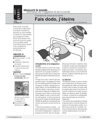 Chantons le corps et la santé (10)