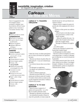 Cadeaux de fête des mères
