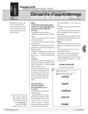 Démarche d'apprentissage naturel de la lecture (19)