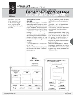 Démarche d'apprentissage naturel de la lecture (20)