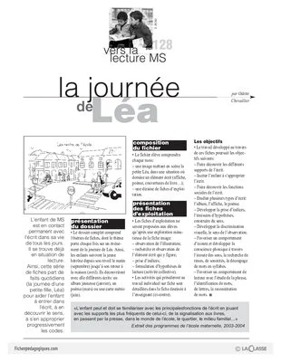 La journée de Léa : Léa rentre à l'école