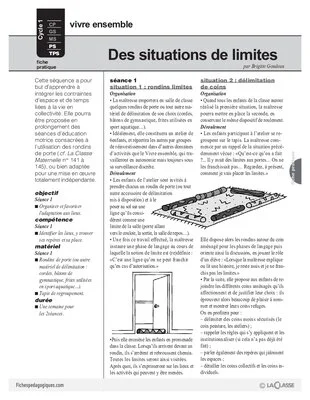 Des situations de limites