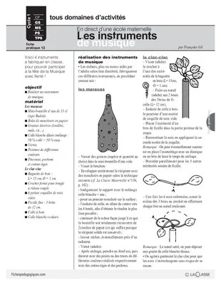 Les instruments de musique