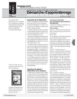 Démarche d'apprentissage naturel de la lecture (12)