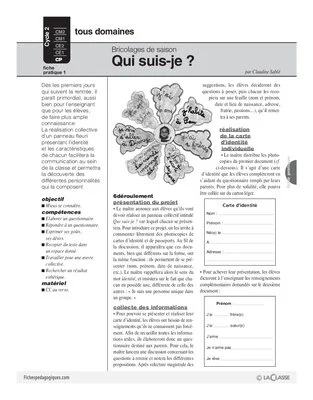 Qui suis-je ?
