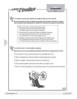 Des règles de vie