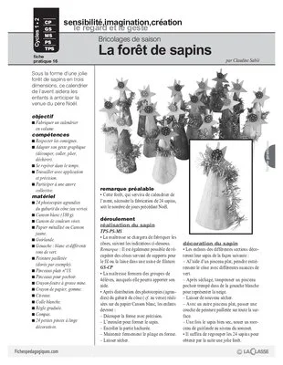 La forêt de sapins