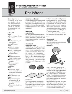 Des bâtons