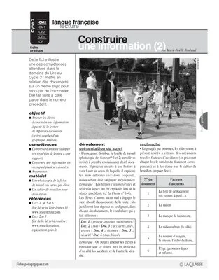 Construire une information (2)