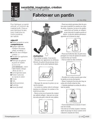 Fabriquer un pantin articulé