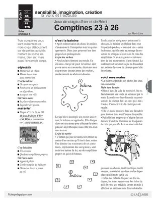Comptines 23 à 26