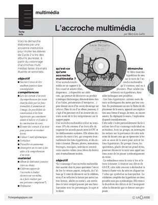 Accroche multimédia
