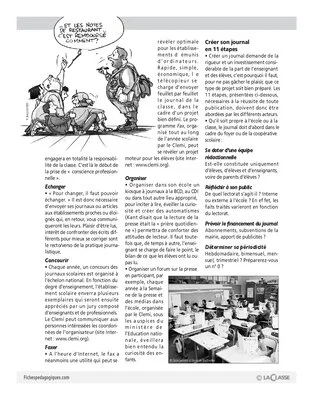 Créer un journal pour l'école