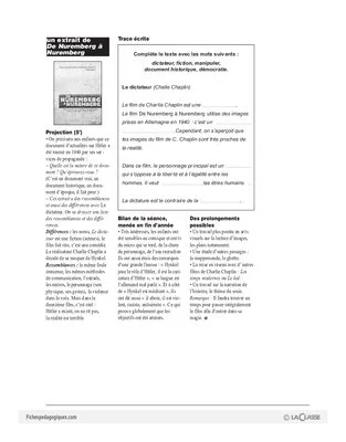Le dictateur, une étude historique au CM2