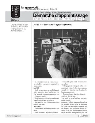 Démarche d'apprentissage naturel de la lecture (22)