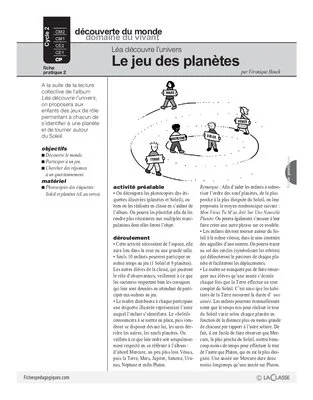 Léa découvre l'univers (2) / Le jeu des planètes