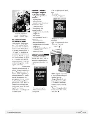 Un exemple de projet d'école (Cycle 2)