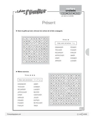 Présent (1) / Verbes croisés