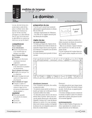 Le domino des attitudes