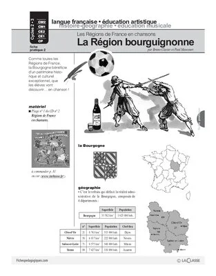 Les régions de France en chansons / La Région bourguigonne (Cycle 2)