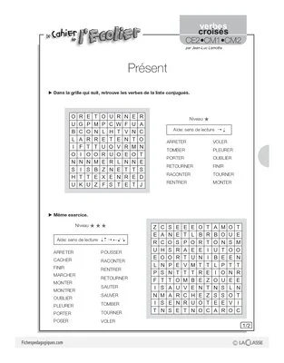 Présent (2) / Verbes croisés