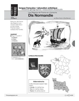 Les régions de France en chansons / Dis Normandie (Cycle 2)