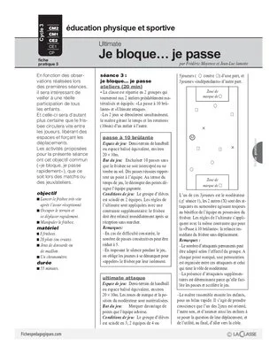 Ultimate (3) / Je bloque... Je passe
