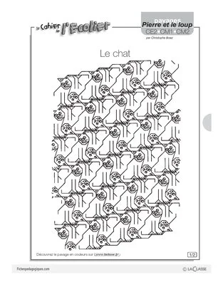 Le chat / Pavages Pierre et le Loup