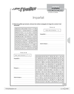 Imparfait (2) / Verbes croisés
