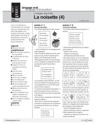 L'imagier des fruits : La noisette (4)