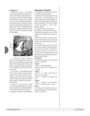 Les régions de France en chansons / Champagne-Ardenne (Cycle 3)