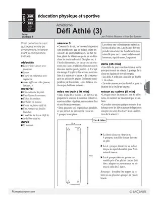 Athlétisme (3) / Défi Athlé
