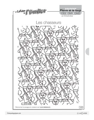 Les chasseurs / Pavages Pierre et le Loup