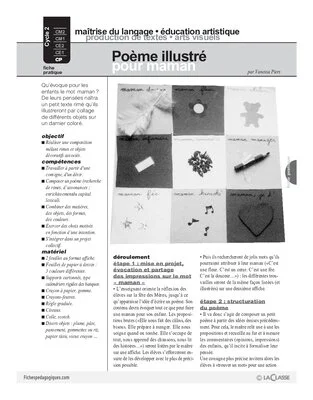 Poème illustré pour maman