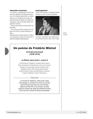Les régions de France en chansons / Le Midi (Cycle 2)