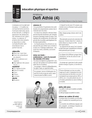 Athlétisme (4) / Défi Athlé