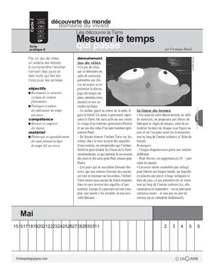 Léa découvre la Terre (6) / mesurer le temps qui passe
